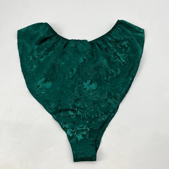 Victoria's Secret  gold label green satin shorts - Picture 4 of 4
